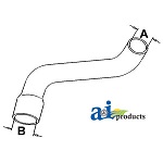 UJD11318     Lower Hose---Replaces R53141
